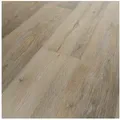 Strong SPC Designboden 1220 x 230 x 4,8 mm Premium Klick-Vinylboden inkl. Trittschalldämmung, Packung mit 2,245 qm, Versandkostenfreie Lieferung, Inkl. Trittschalldämmung, Wasserfest und mit Klicksystem braun