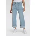 MAC Bequeme Jeans BAGGY straight blau 38