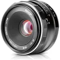 Meike 25mm f/1.8 Large Aperture Wide Angle Lens Manual Focus Lens for Sony Mirrorless Emount Cameras (Sony E, APS-C / DX) (MK-25mm-F/1.8)