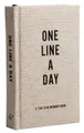 Canvas One Line a Day (Diary) One Line a Day (US IMPORT)