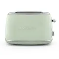 Sweiss Toaster, Grün, Metall, 54.8x12.9x22 cm, Küchengeräte, Toaster