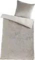 Dreamhome Winter Wende Plüsch Bettwäsche 135x200 Nicky-Teddy Cashmere Touch  Bettdezug + kissenbezug 80x80, Farbe:Taupe