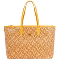 Tommy Hilfiger Shopper TH Monoplay Leather Tote Mono rich ochre AW0AW15971SG3