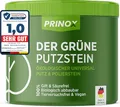 PRINOX Der Grüne Putzstein I 950g inkl. Handschwamm I Nachhaltiger Universal Allzweckreiniger I Jahresvorrat je Dose I Öko Reiniger für Küche, Bad, Fenster, Sneaker, Ceranfeld, WC I Made in DE