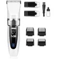 Haarschneider Haarschneidemaschine Profi Trimmer Rasierer Bart Clipper Hair Akku - Weiß