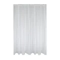 Haus und Deko Voile Dekoschal Gardine Emotion weiß 300 x 175 cm Organza Vorhang Kräuselband klassisch transparent kurz mittel oder lang Store Gardinenvorhang Wohnzimmer Schlafzimmer