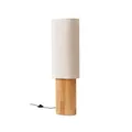 Lindby Stehleuchte Lampe Kimiko Holz Textil E27 Höhe 100 cm Stehlampe Leuchte298