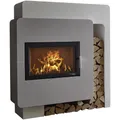 HAAS & SOHN Kaminbausatz "Arlberg", grau, 8 kW, Zeitbrand geeignet