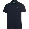 United Colors of Benetton Poloshirt aus 100% Baumwolle Top Markenqualität - unisex blau S (44)