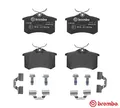 P85020 Bremsbeläge Hinten Brembo für Peugeot 208 308 VW Golf VI