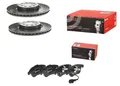 Scheiben Beläge Bremse Brembo für Audi Q3 (8UB, 8UG) 2.0 Tdi Quattro 130 Kw