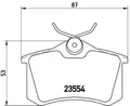 BREMBO P 85 020 Brake Pad Set, disc brake for ,AUDI,AUDI (FAW),CITROËN,CITROËN (