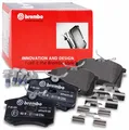 SATZ BREMBO BREMSBELÄGE BREMSKLÖTZE HINTEN P85020 P 85 020 VW AUDI SKODA SEAT