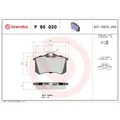 Brembo Bremsbeläge Hinten für VW GOLF 3 4 5 6 SEAT AUDI SKODA CITROEN PEUGEOT