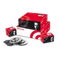 Scheiben + Bremsbeläge Vorne Brembo Für Audi A3 8P1 2.0 TDi Quattro 170 PS