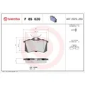 1x Bremsbelagsatz, Scheibenbremse BREMBO P 85 020 passend für AUDI CITROËN MG