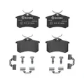 Bremsbelagsatz Scheibenbremse 17 mm BREMBO für u.a. SEAT LEON