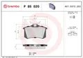 BREMBO Bremsbelagsatz, Scheibenbremse P 85 020 passend für FIAT FORD LANCIA MG