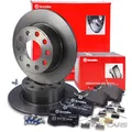BREMBO BREMSSCHEIBEN Ø253 +BREMSBELÄGE HINTEN FÜR SKODA OCTAVIA 3 AB MODELL 2018