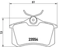 P 85 020 BREMBO Set Beläge Bremse, Scheibenbremse für, Audi, Audi (FAW), Citroën