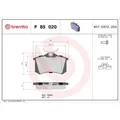 1x Bremsbelagsatz, Scheibenbremse BREMBO P 85 020 passend für AUDI CITROËN MG