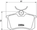 Bremsbeläge P 85 020 BREMBO für AUDI CITROËN DS FIAT FORD LANCIA PEUGEOT SEAT VW