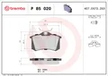 BREMBO P 85 020 Bremsbelagsatz, Scheibenbremse für ,AUDI,AUDI (FAW),CITROËN,CITR
