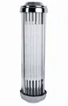 Wandleuchte Art Deco Wandlampe Glasstäbe Chrom & Glas
