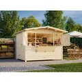 Palmako Marktstand Klappbar Marian 298 x 228 cm Naturbelassen FSC®