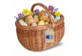 Creative Home Einkaufskorb Picknickkorb Weidenkorb mit Henkel Naturbraun Handgeflochten
