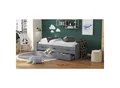 Funktionsbett "Aus eins mach zwei" 90x200 - grau