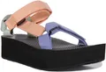 TEVA Univ Vegan Plateau Damen Sandalen IN Mehrfarbig UK 3 - 8