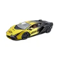 Lamborghini Sian FKP 37, schwarz gelb  Modellauto 118 DieCast Originalgetreue...