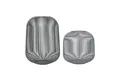 blomus Windlicht -LITO- 2er Set Laterne, Windlicht, Kerzenhalter (SET, 2 St., SIZE M,L), pulverbeschichtete Stahlstreben