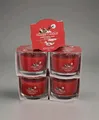 5 x 37g Yankee Candle Christmas Eve 5 Mini Kerzen