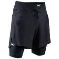 X-Bionic - Effektor 2in1 Shorts - Laufshorts Gr L schwarz/blau