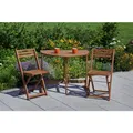 Gartenmöbel "Porto", Holz, 3-teilig - beige