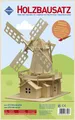 PEBARO 873 - Holzbausatz Windmühle, 78 Teile, Holzkonstruktion zum Zusammensteck