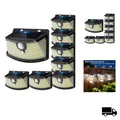 Solarlampen Außen Bewegungsmelder 120 LED 270 Grad 8
