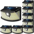 Solarlampen Außen Bewegungsmelder 120 LED 270 Winkel