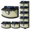 Solar Gartenlampen 120 LED 270 Grad PIR Sensor 8 Stück