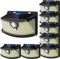 Aootek Solarlampen Außen Bewegungsmelder 120 LED 270 IP6
