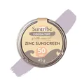 Suntribe Mineralische Bio-Zinksonnencreme Gesicht & Sport LSF 50/45 g, Getönt - 100% Natürlich, Riffsicher - Surf & Sport Zinkpaste - Mineralischer UV-Filter - Sehr Wasserfest, Zero Waste