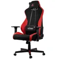 NITRO CONCEPTS S300 Gamingstuhl - Bürostuhl - Schreibtischstuhl - Stoffbezug - Inferno Red (Rot)