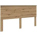 vidaXL Kopfteil mit Kopfteil Artisan-Eiche 180 cm Holzwerkstoff 887735