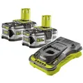 Ryobi Ultra-schnellladegerät Und 18v Batterien Set