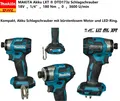 MAKITA Akku LXT 18v ® DTD173z Schlagschrauber 1/4" 180 Nm 0-3600U/min