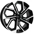 Platin P97 Black Polished 6.5x16 ET 46 5/112 Alufelge Schwarz