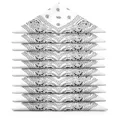 Bandanas 5er Pack 100% Baumwolle Paisley Halstuch Kopf Hals Schal 5er Pack, Weiß