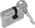 YE 05524050001 - Doppelzylinder 500 plus, 40/50, Nickel satiniert